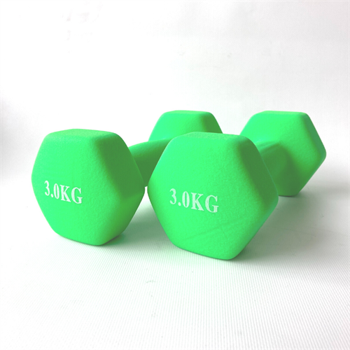 ASG Neoprene Håndvægte - 2x3 kg i limegrøm